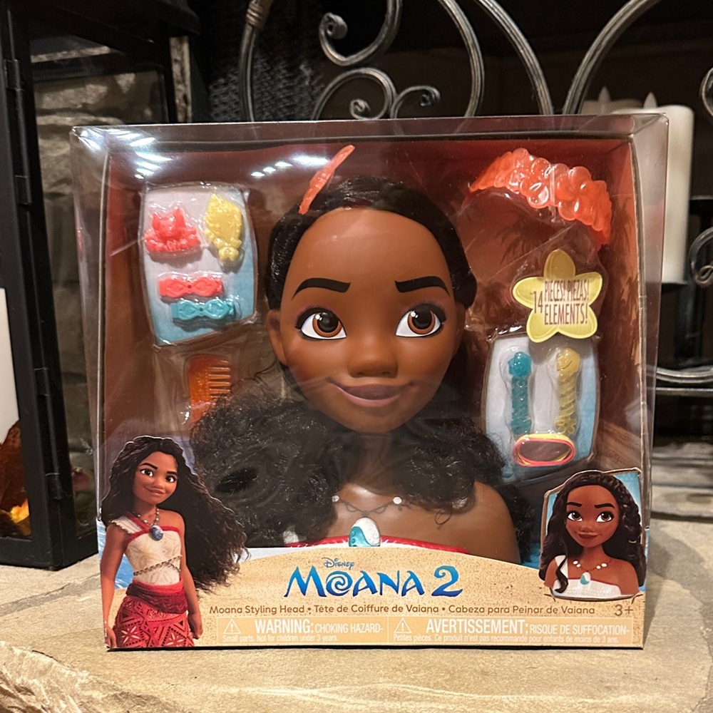 New Disney Moana 2 Styling Head with Accessories